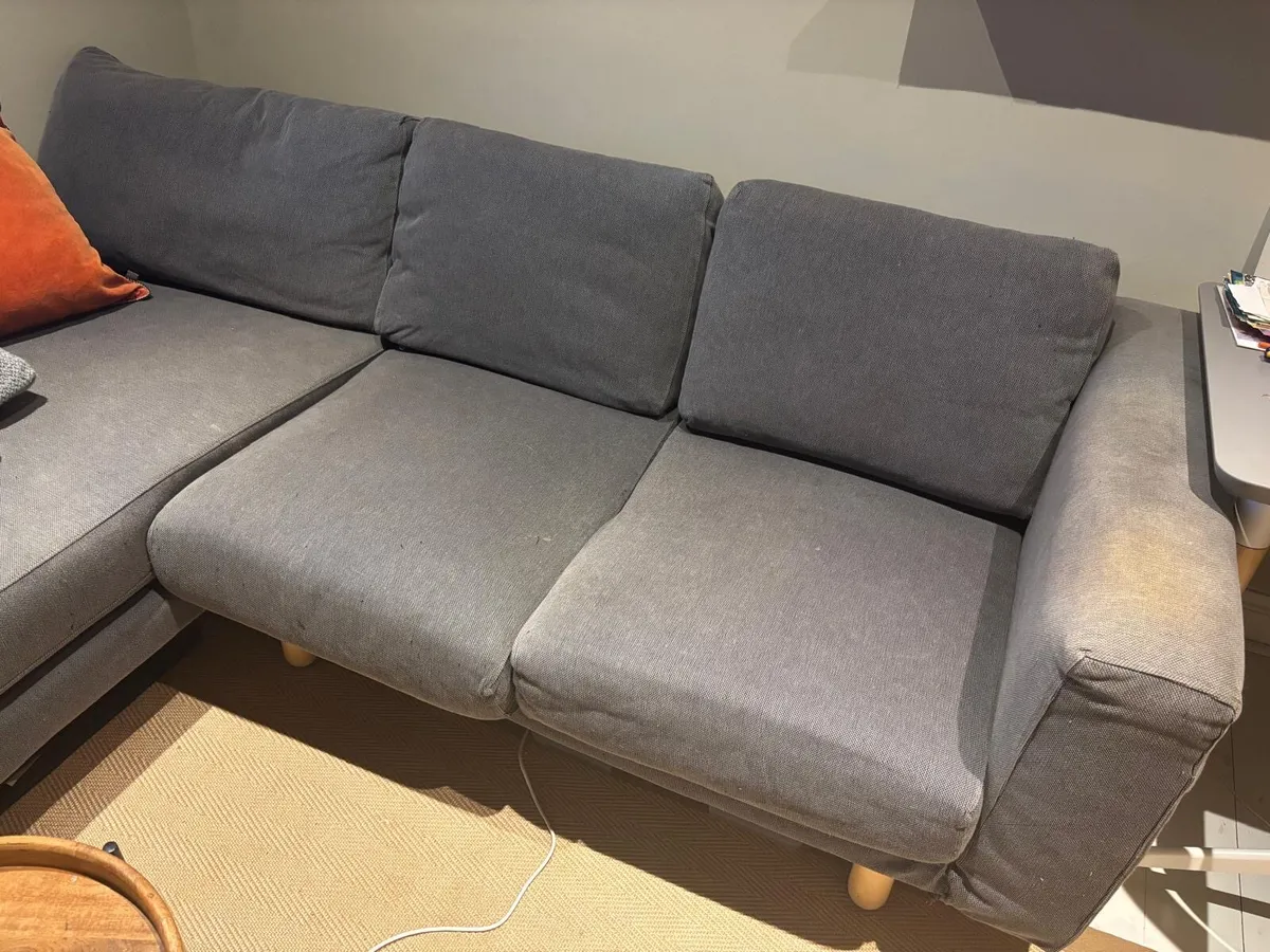 Convertible 2 Seater Sofa with Removable Arm - Image 4