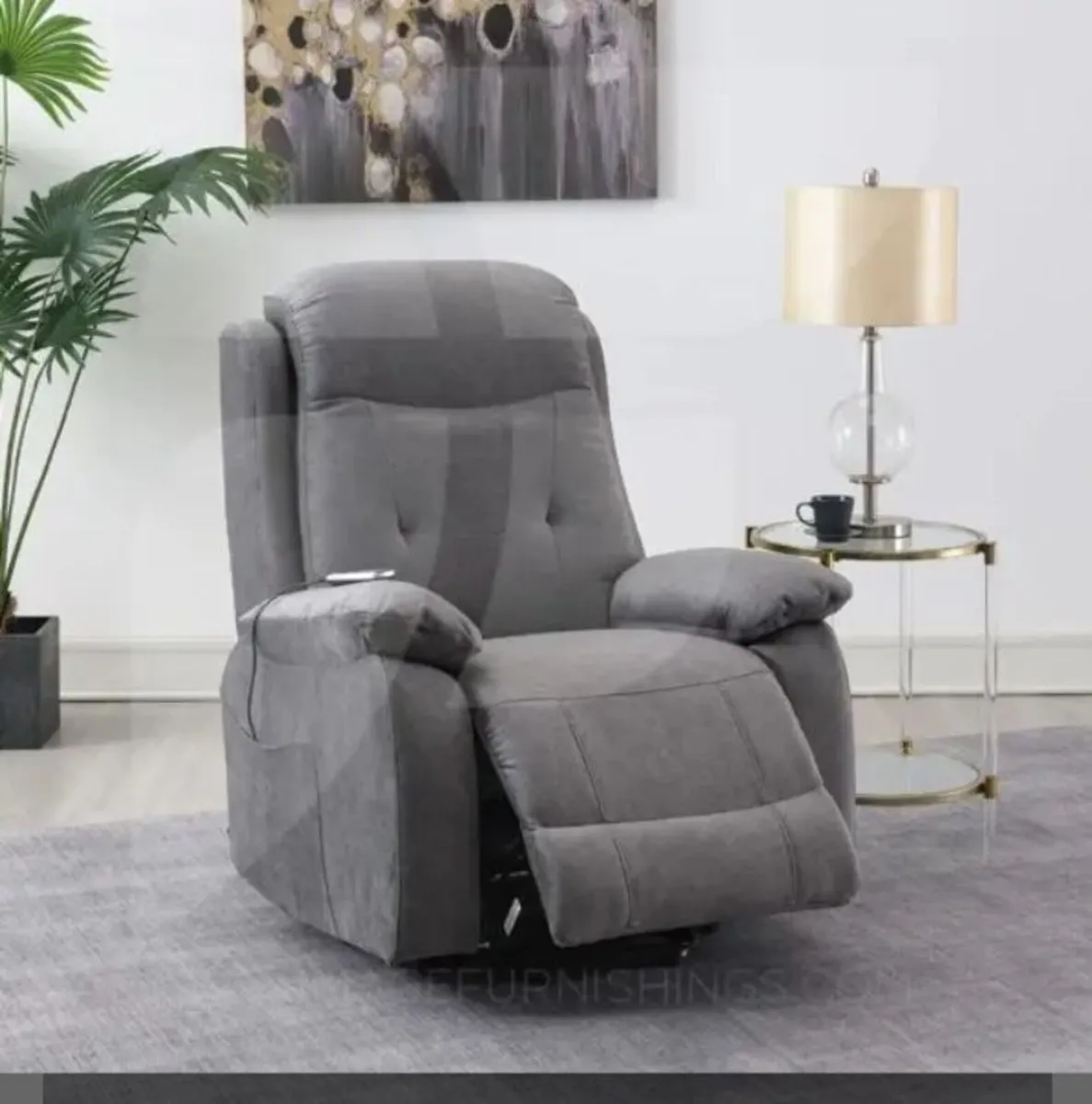Bromley Electric Reclining 3 Seater Sofa - Image 1