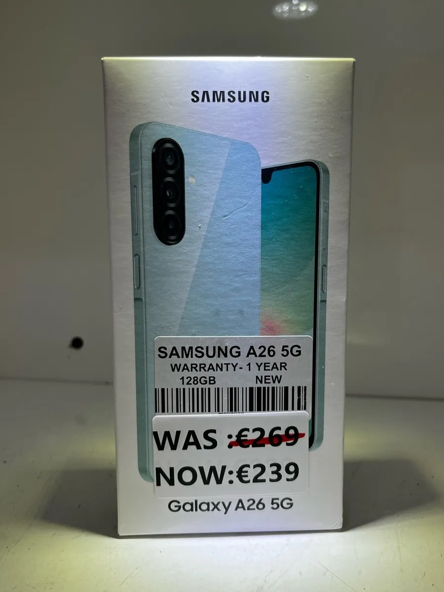 📱SAMSUNG A26 5G 128GB 1YEAR WARRANTY NEW - Image 1