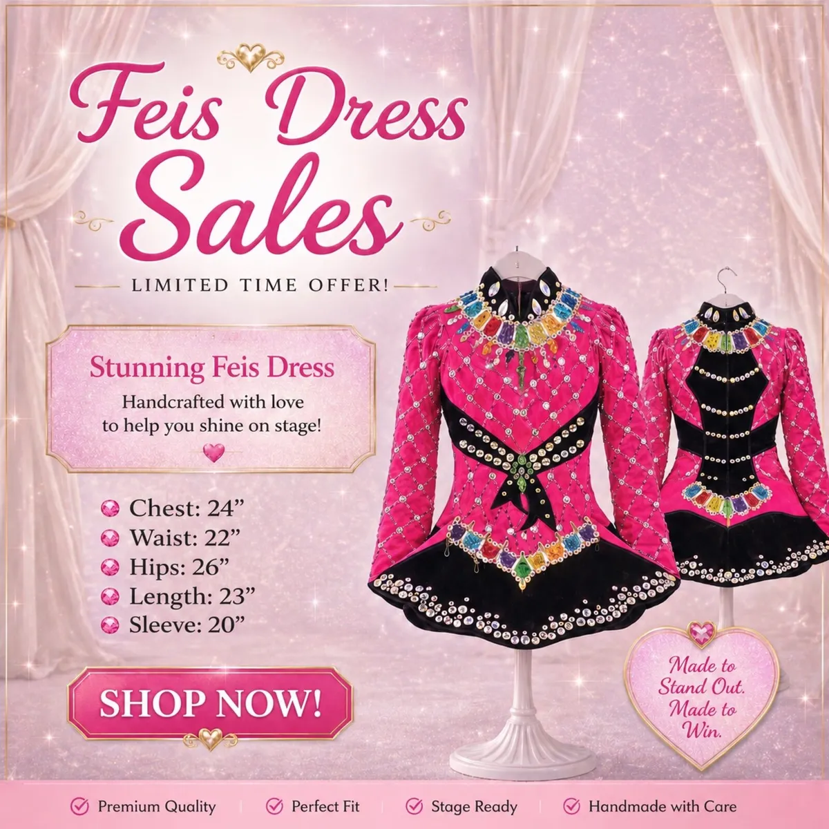 Irish dancing dress - Image 1
