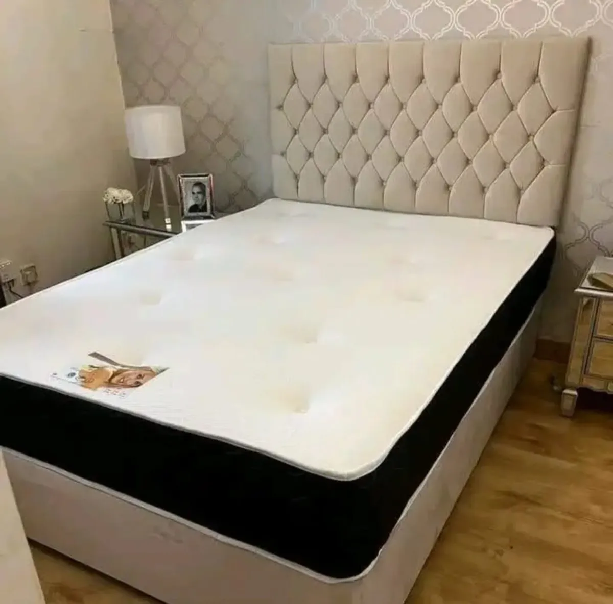 Divan Double & King Size Bed Frame With Mattress - Image 4