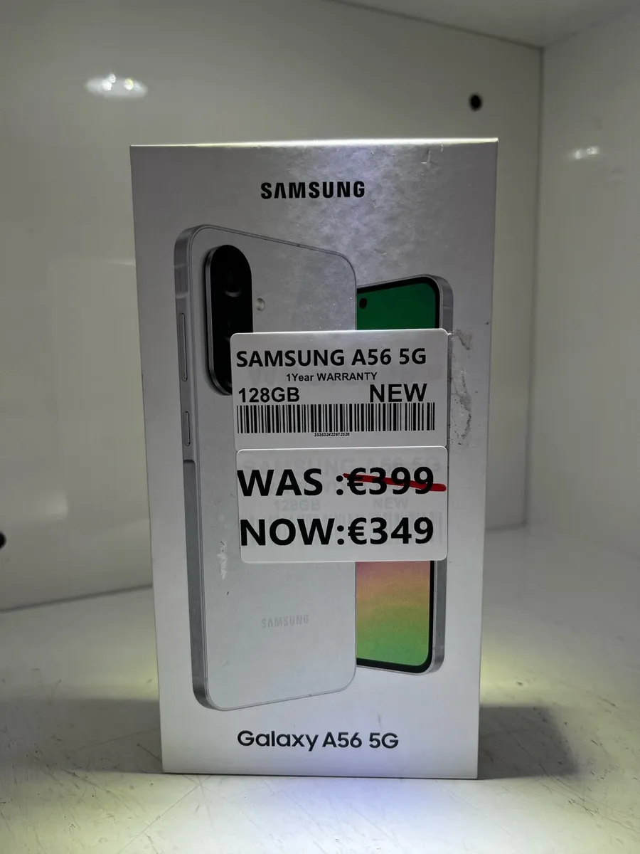 📱SAMSUNG A56 5G 128GB 1YEAR WARRANTY NEW - Image 1