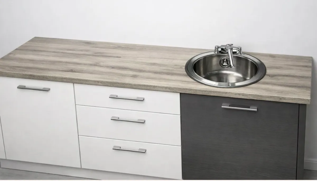 Kitchen counter top and sink - Image 1