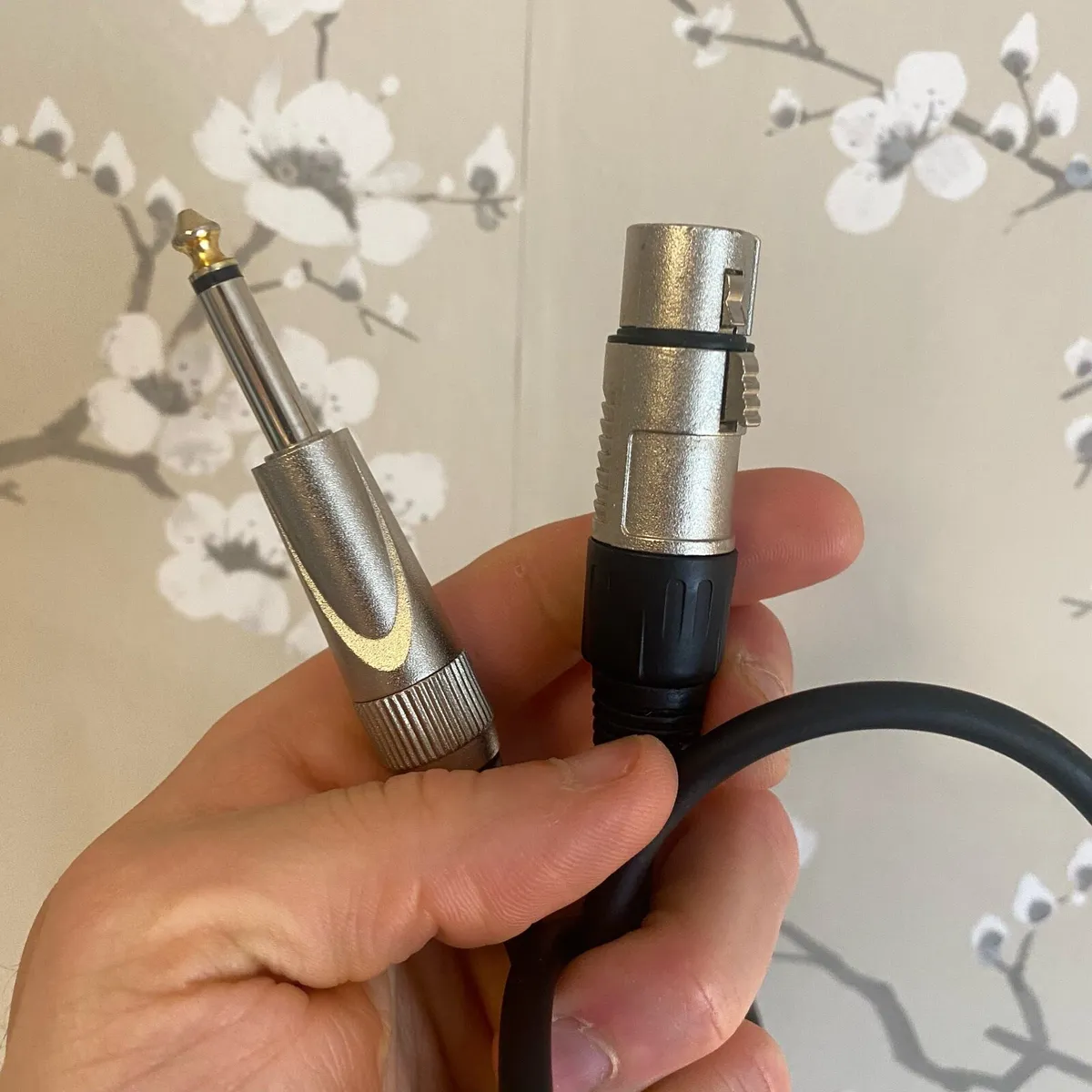Female XLR to male 1/4” mono Jack - Image 1