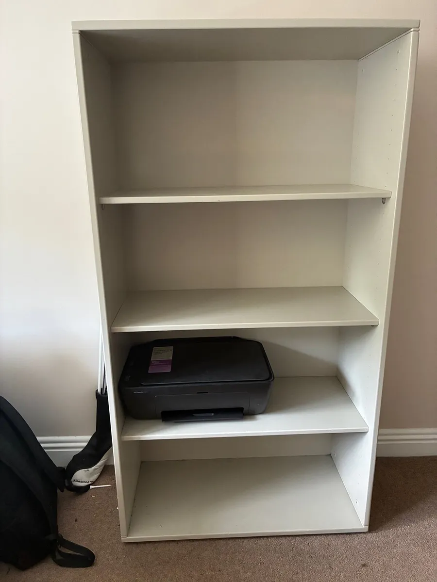 Bed and bookcase - Image 1