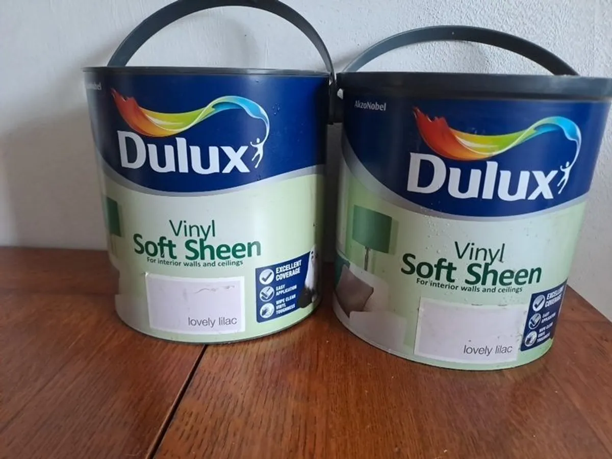 Two unopened Dulux Paint - Image 1
