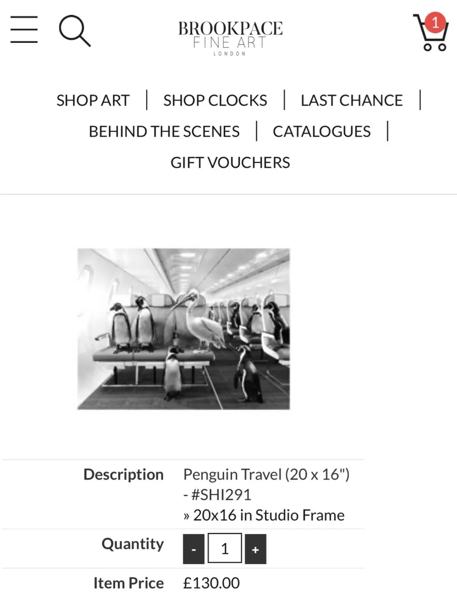 *SAVE €110*Brookpace Lascelles Framed Travel Print - Image 3