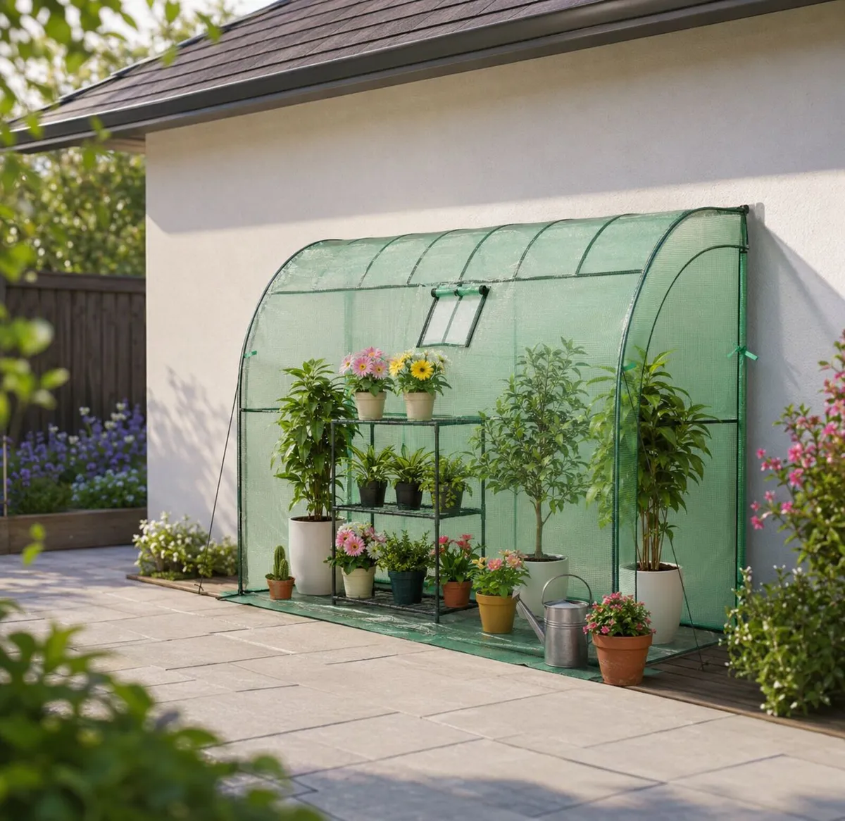 Walk-In Greenhouse Lean To Design - Image 2