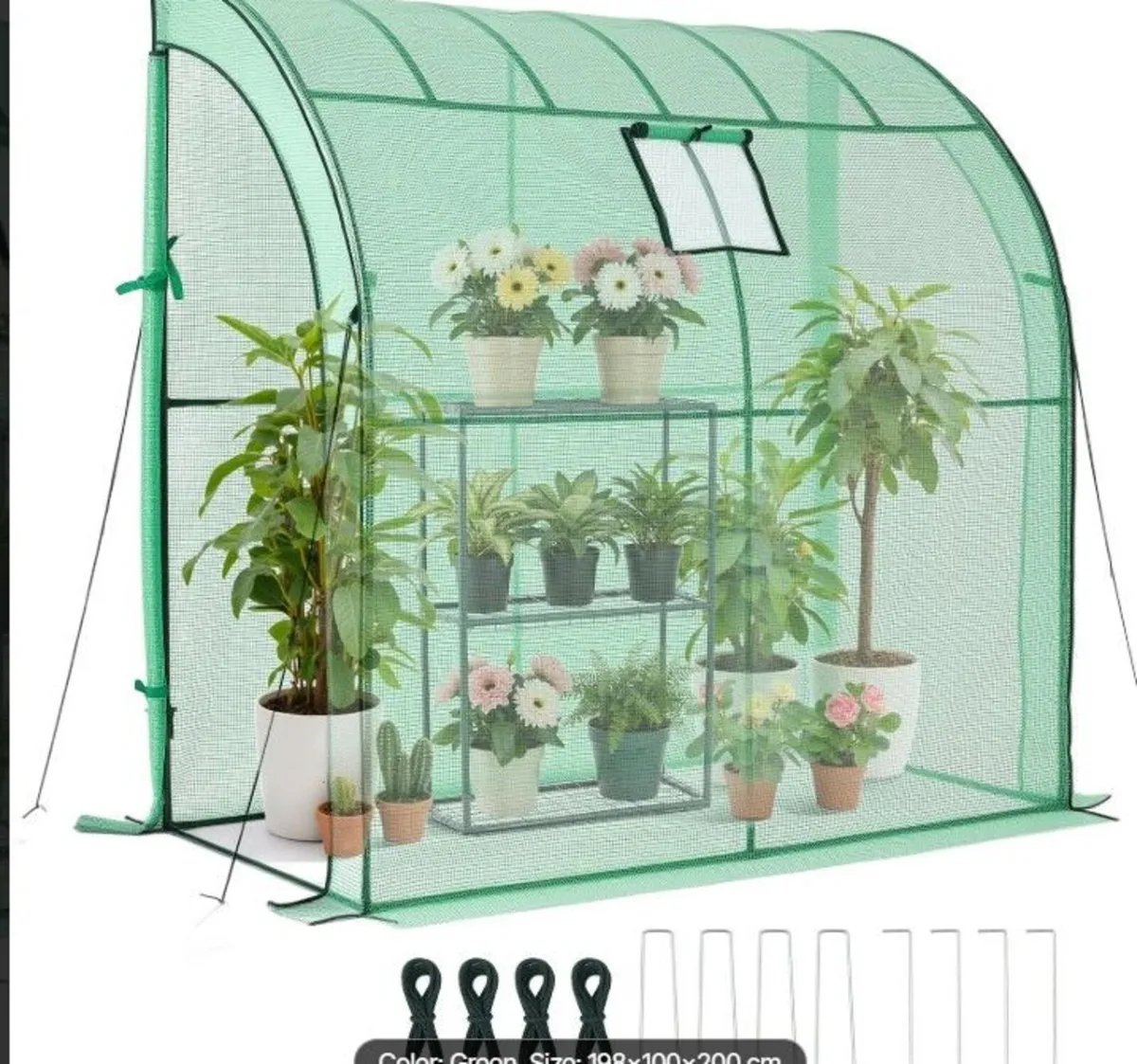 Walk-In Greenhouse Lean To Design - Image 4