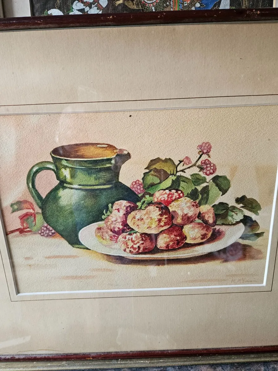 Vintage Watercolour Picture - Image 2