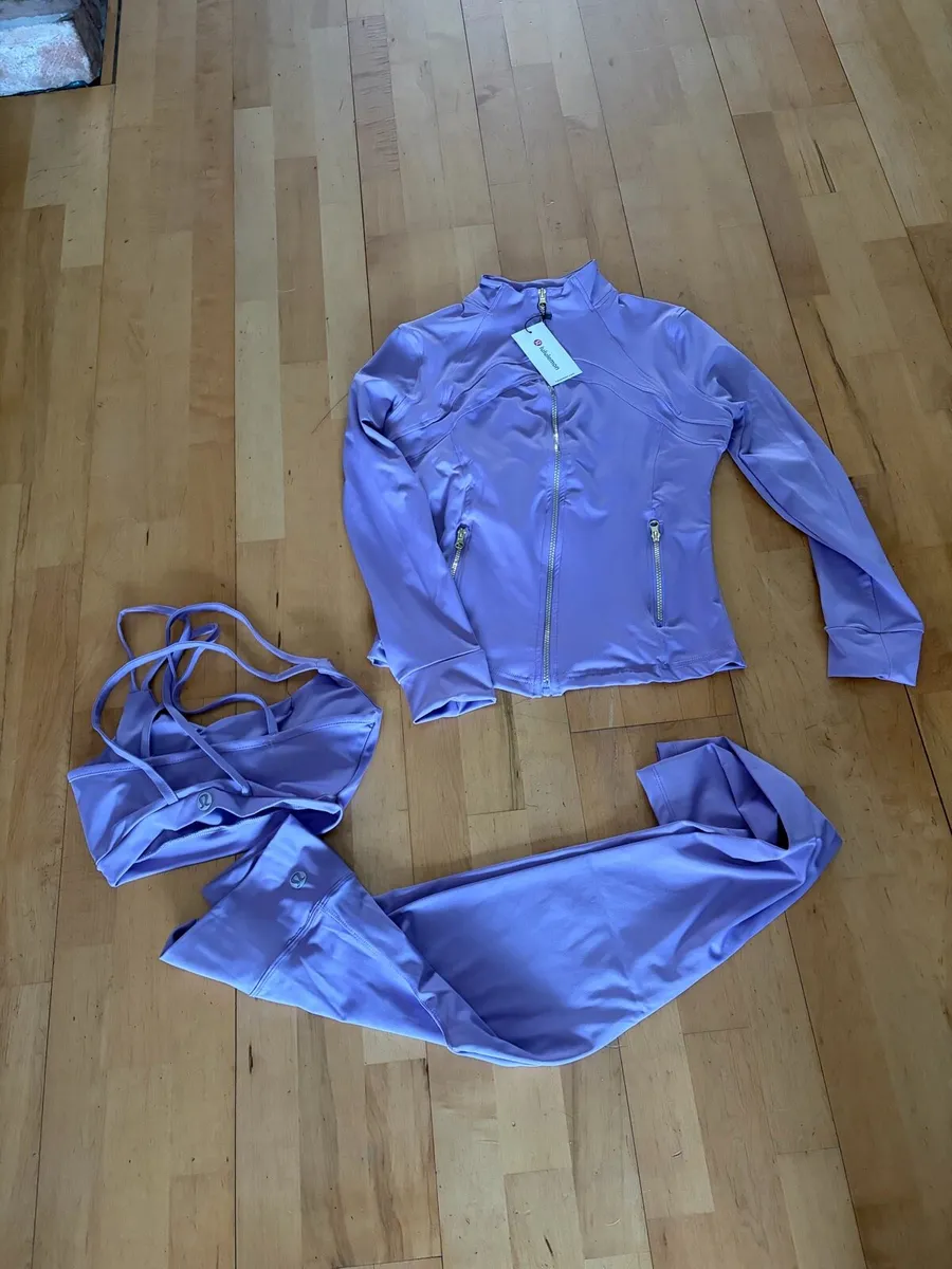 Ladies new sport set lu lu lemon set - Image 2