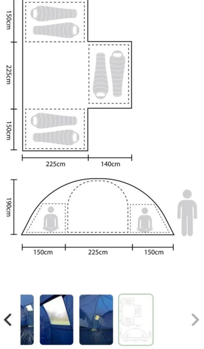 6 person tent - Image 2