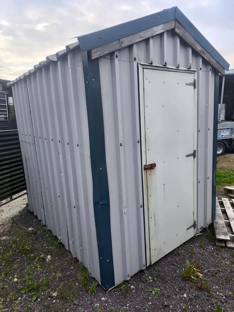 Building site shed  c/w toilet & wash hand basin - Image 2