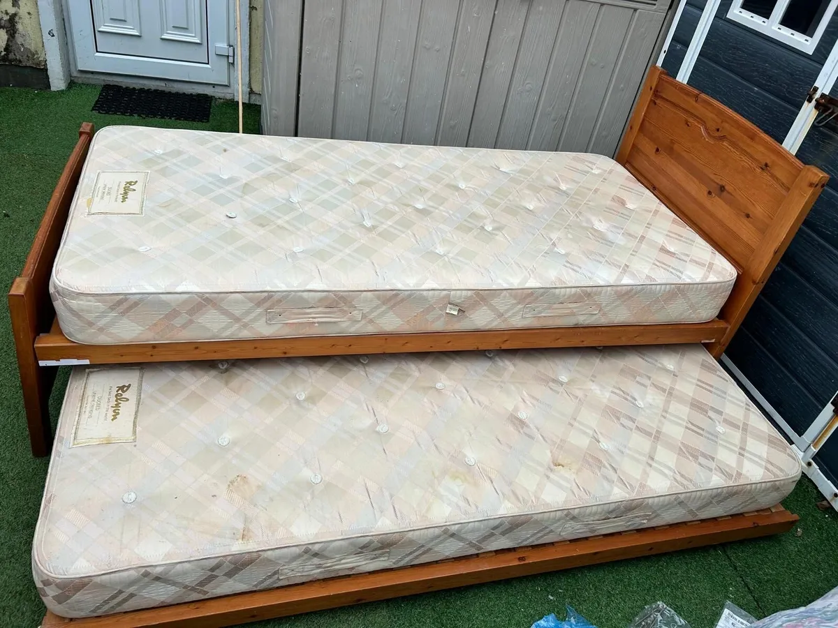 Trundle single bed - Image 2