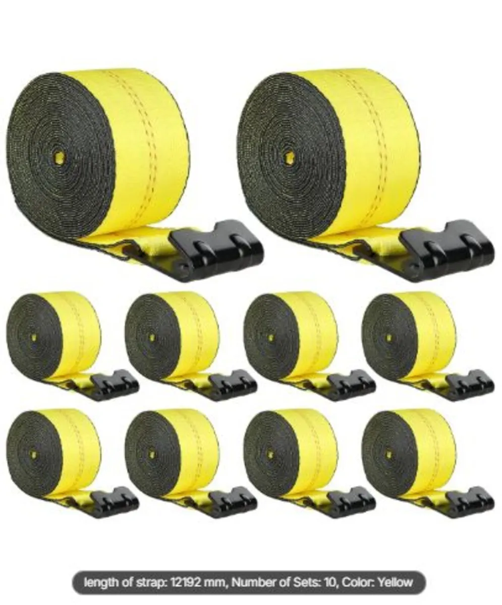 Winch Straps,10.2 cmx12.2 m,2722 kg Load Capacity - Image 1