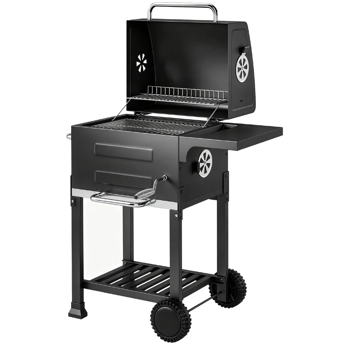 Portable Charcoal Grill with Stainless Steel Grate - Image 3