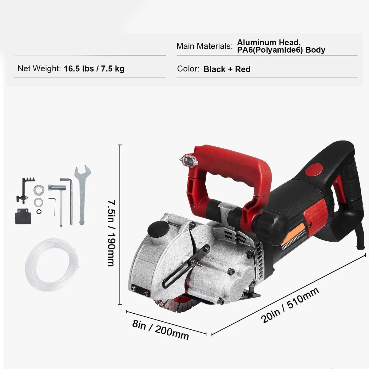 4800W 42mm Electric Wall Chaser Groove Cutter - Image 3