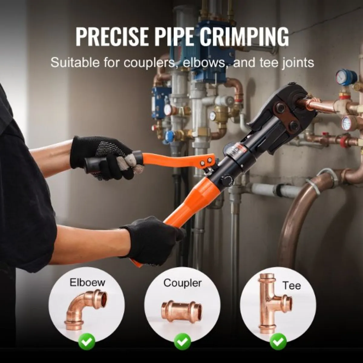 Hydraulic Pipe, Copper Tube Fittings Crimping Tool - Image 4