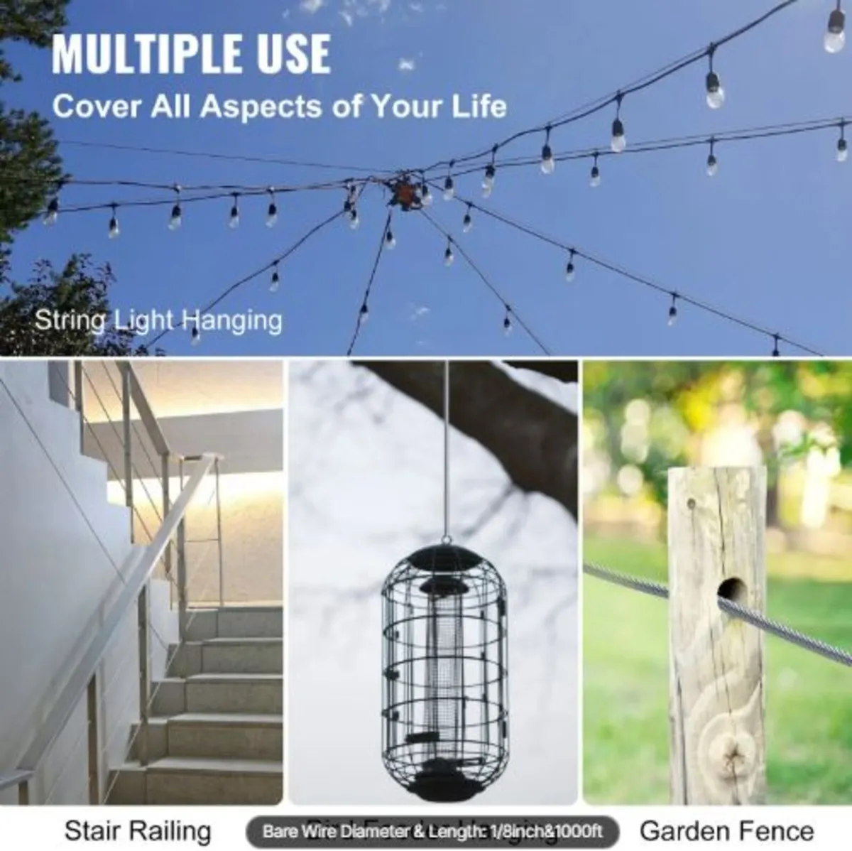 T316 Stainless Steel Wire Rope Cable High Strengt - Image 3