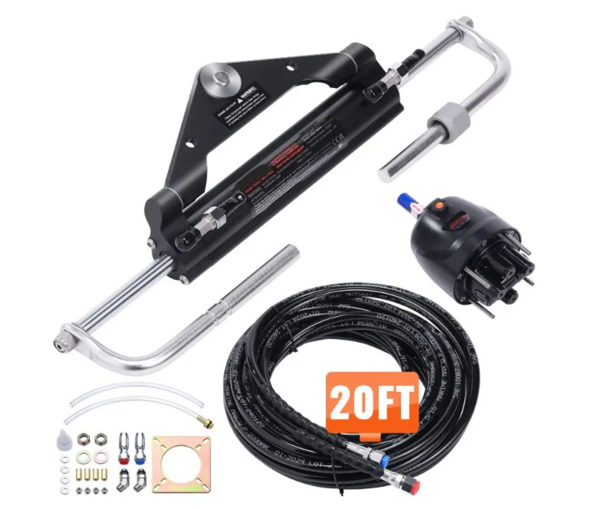 150HP Hydraulic Outboard Steering System Kit - Image 1