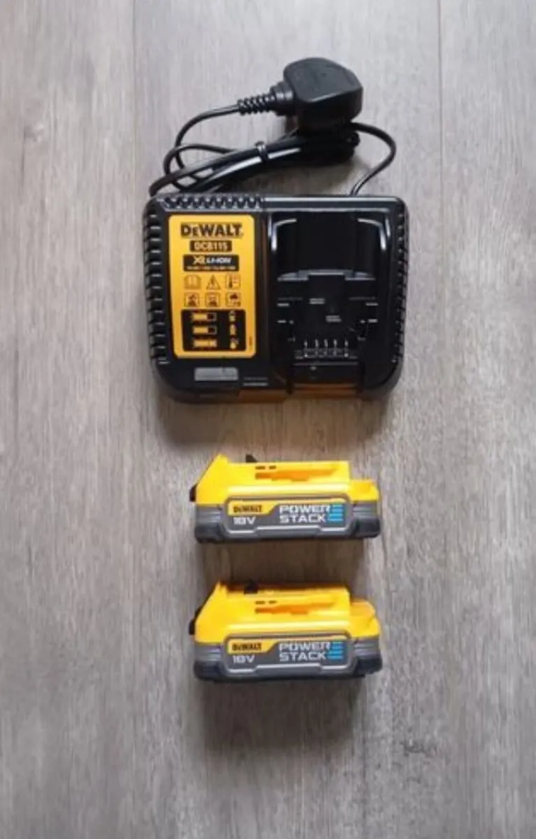 DeWalt Batteries and Charger(New)