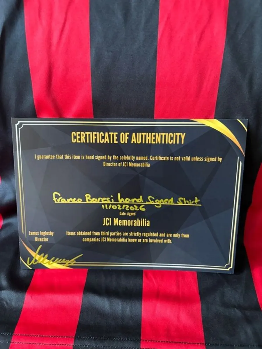 Franco Baresi signed AC Milan jersey - Image 3