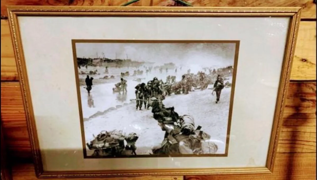 Set of 3 World War 2 framed photos - Image 1