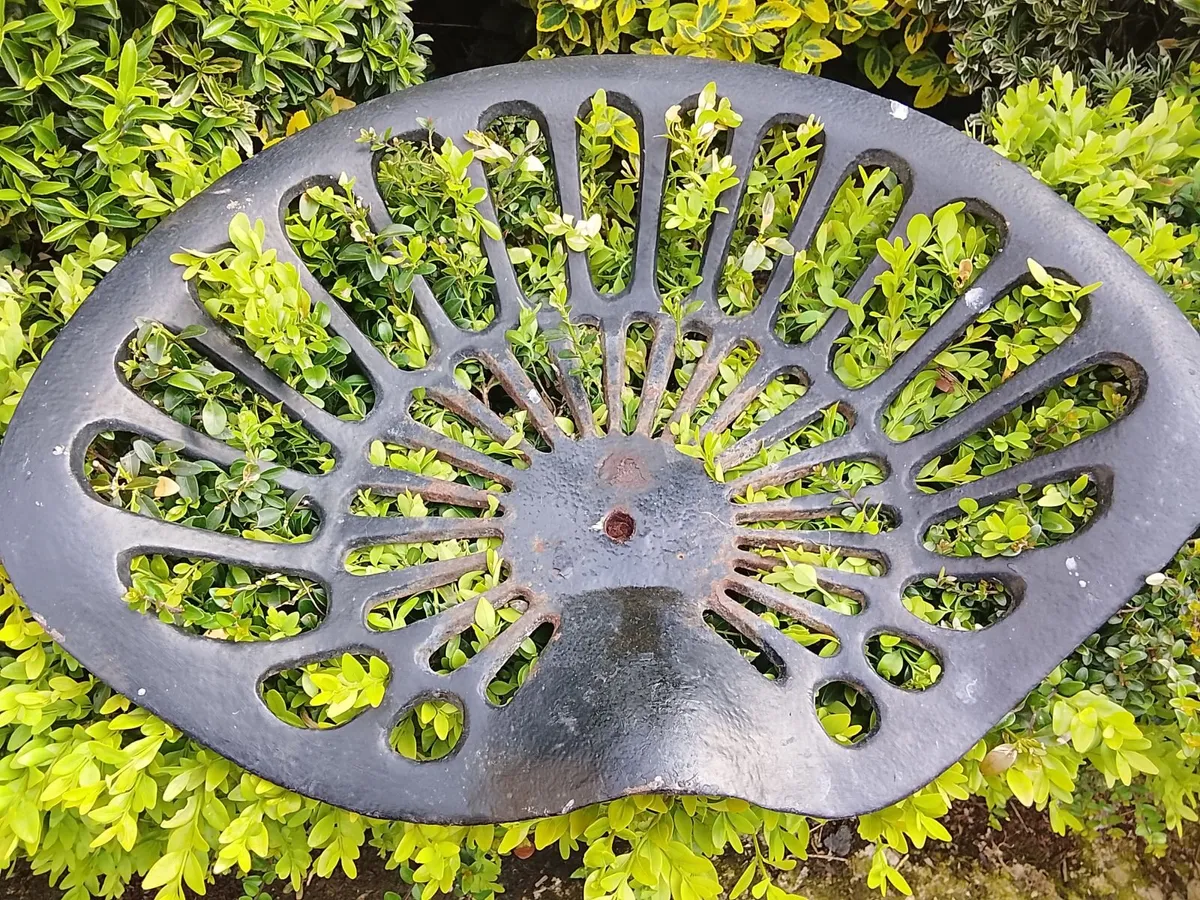 Cast iron seat - Image 1