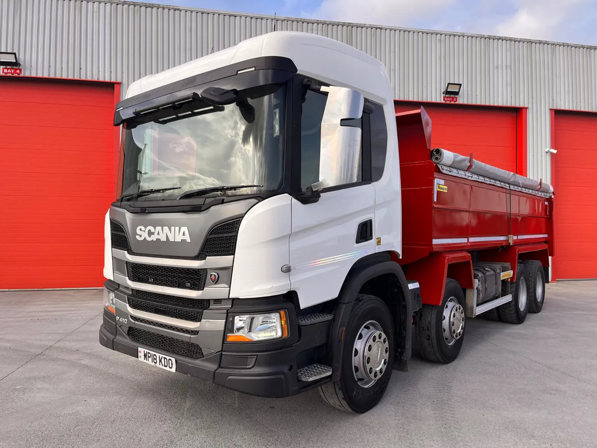 2018 Scania P410s 8x4 Tipper - Image 1