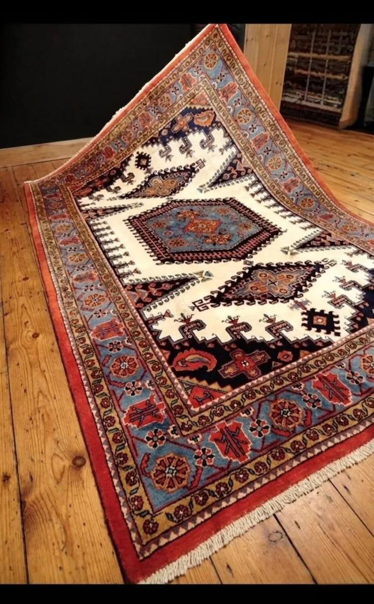 Art Deco 11ft x 8ft Signed Perser Wiss Rug Carpet - Image 3