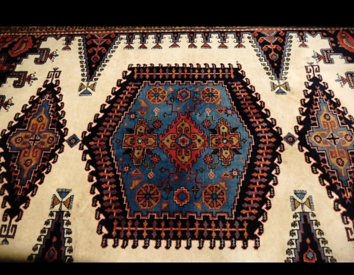 Art Deco 11ft x 8ft Signed Perser Wiss Rug Carpet - Image 4