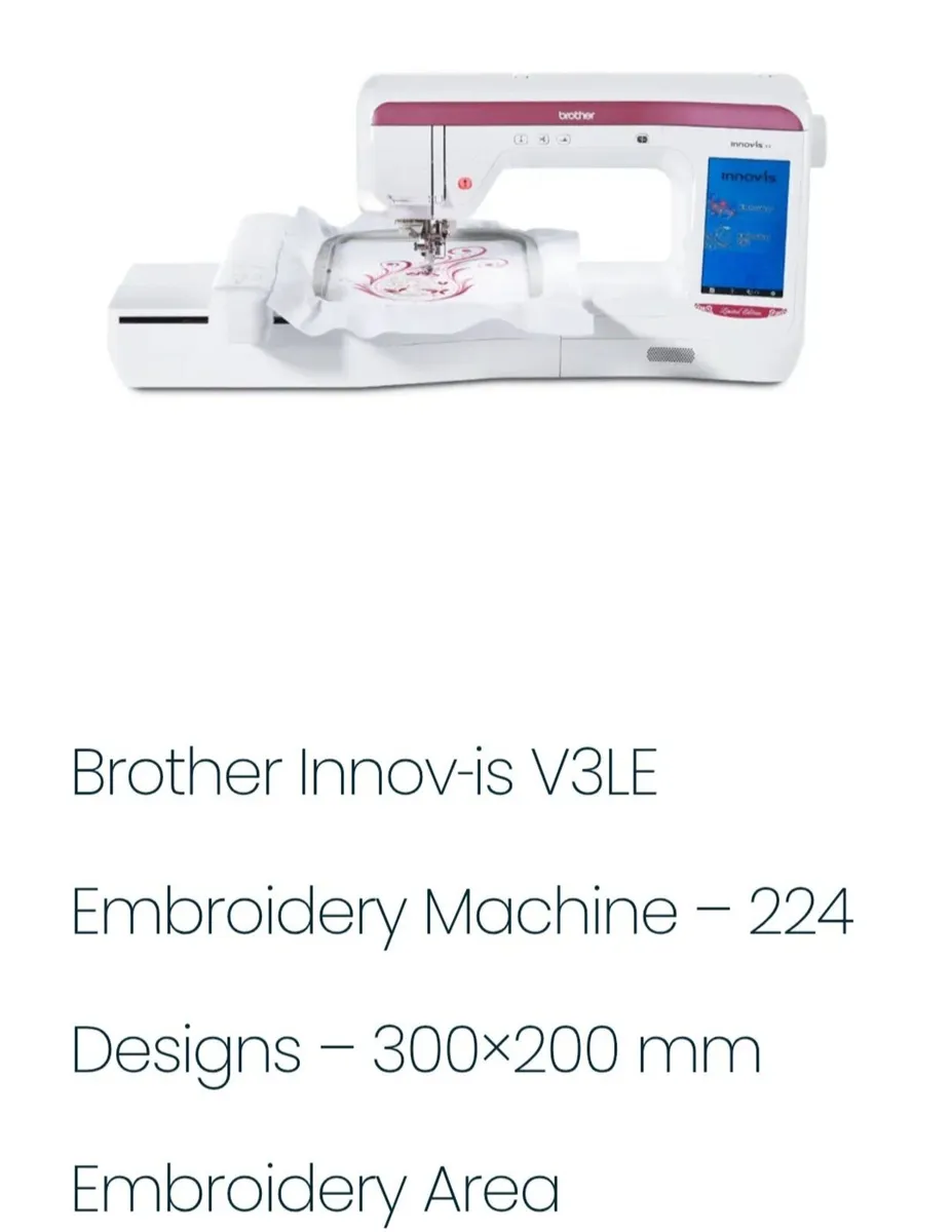 Brother Innov-is  V3LE Embroidery Machine - Image 2