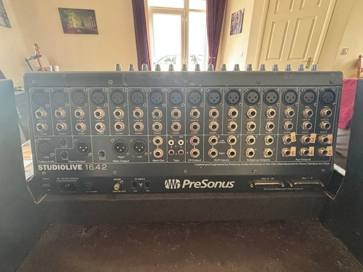 PreSonus 16/4/2 Digital Mixer+Flightcase+Stand - Image 2