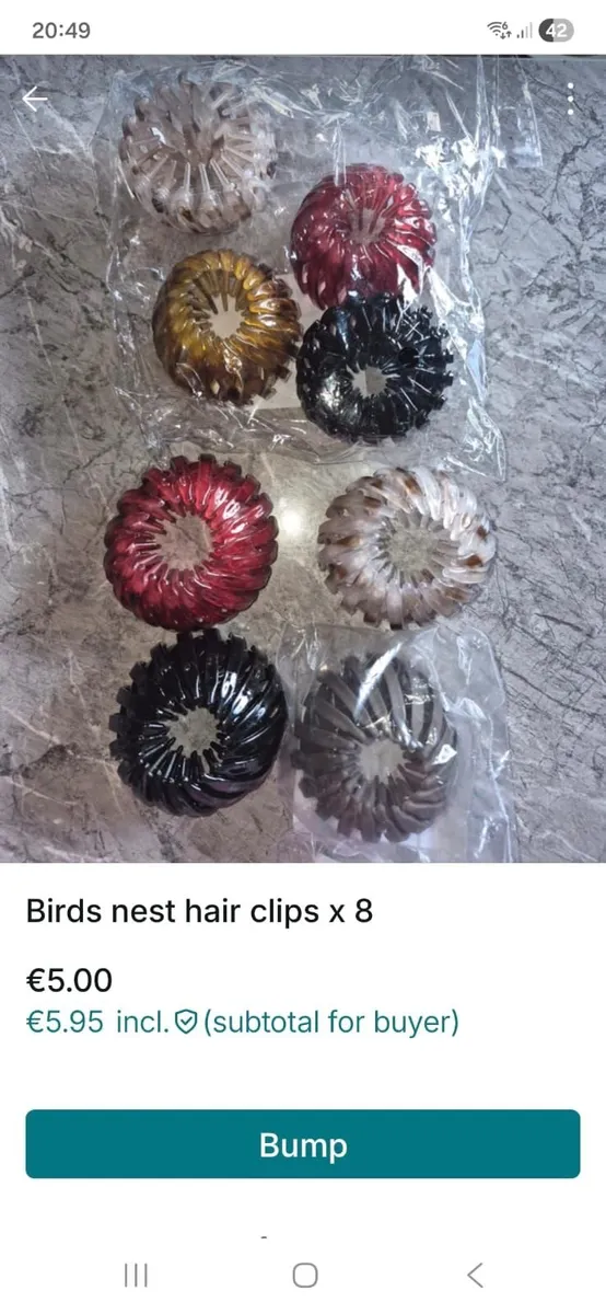 Birds nest Hair clips new