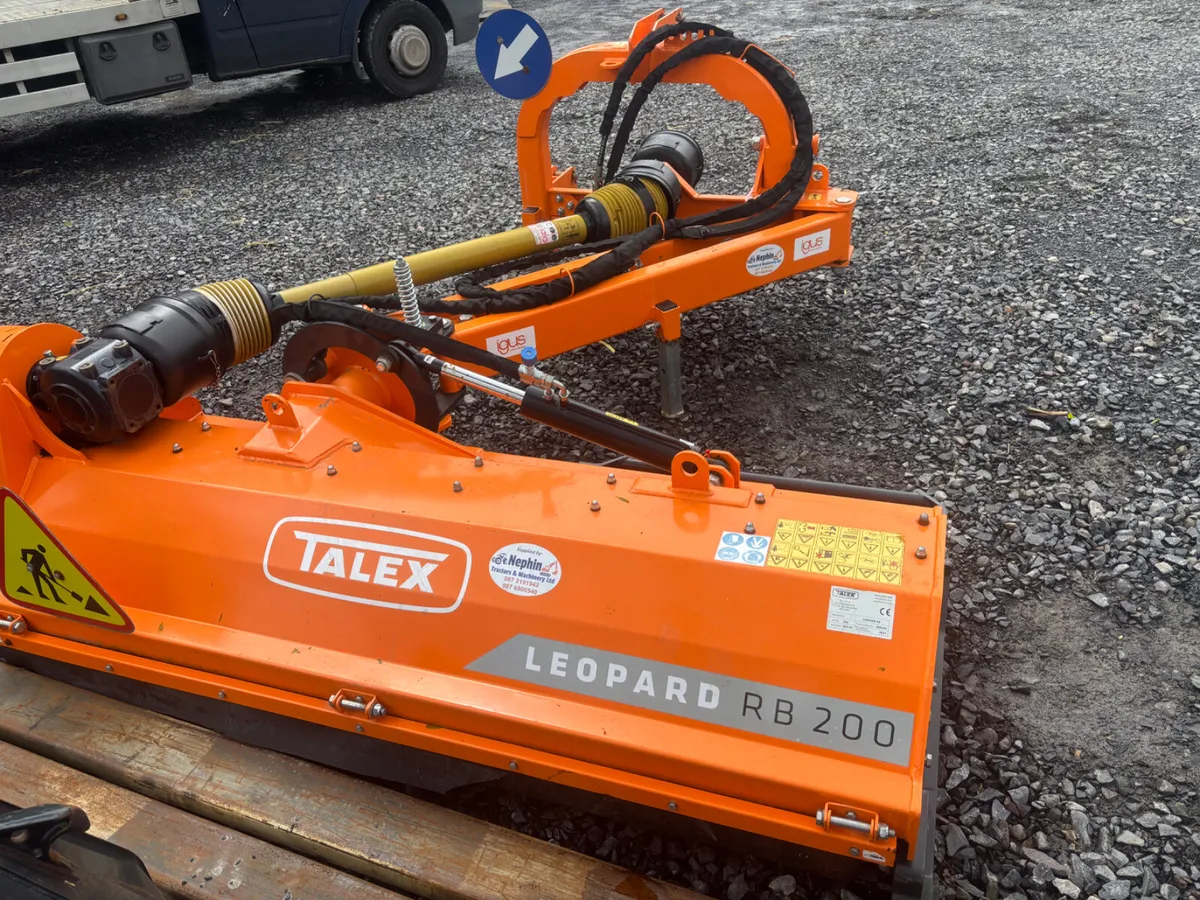 Talex RB200 Flail Verge Mower!! As New!! - Image 4