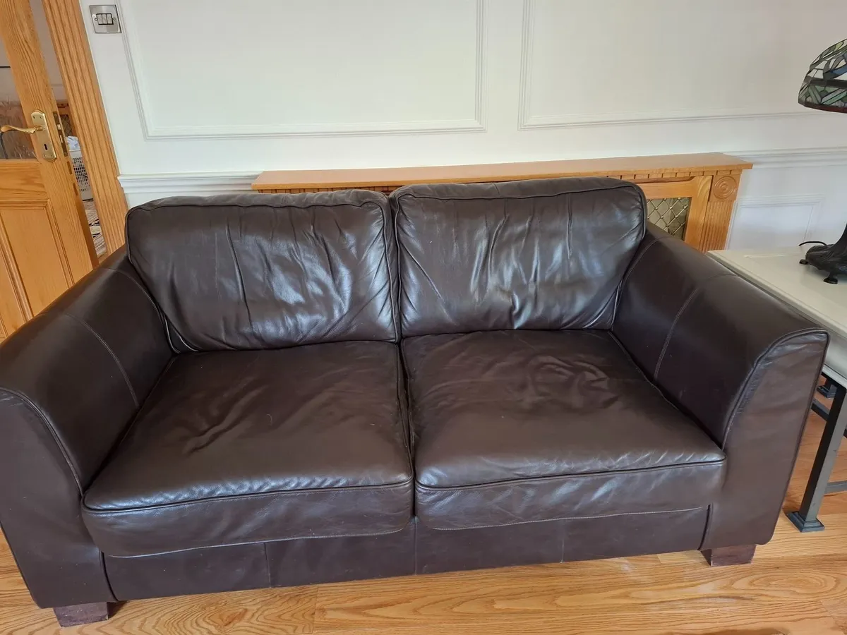 Leather sofa - Image 1