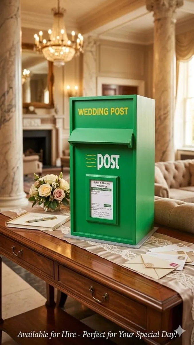 Wedding Postbox to Hire Waterford - Image 4