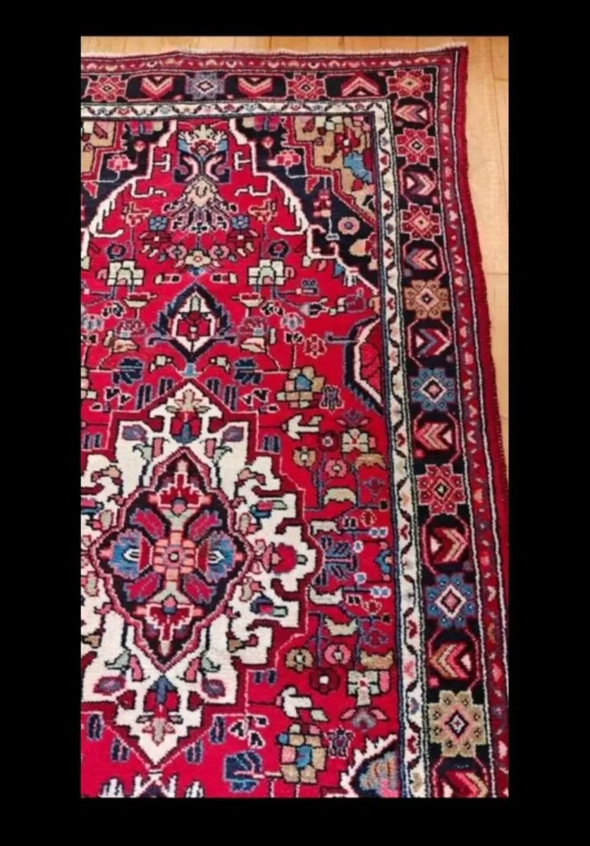 12ft Long Perser Mehradan Hand Knotted Runner Rug - Image 4