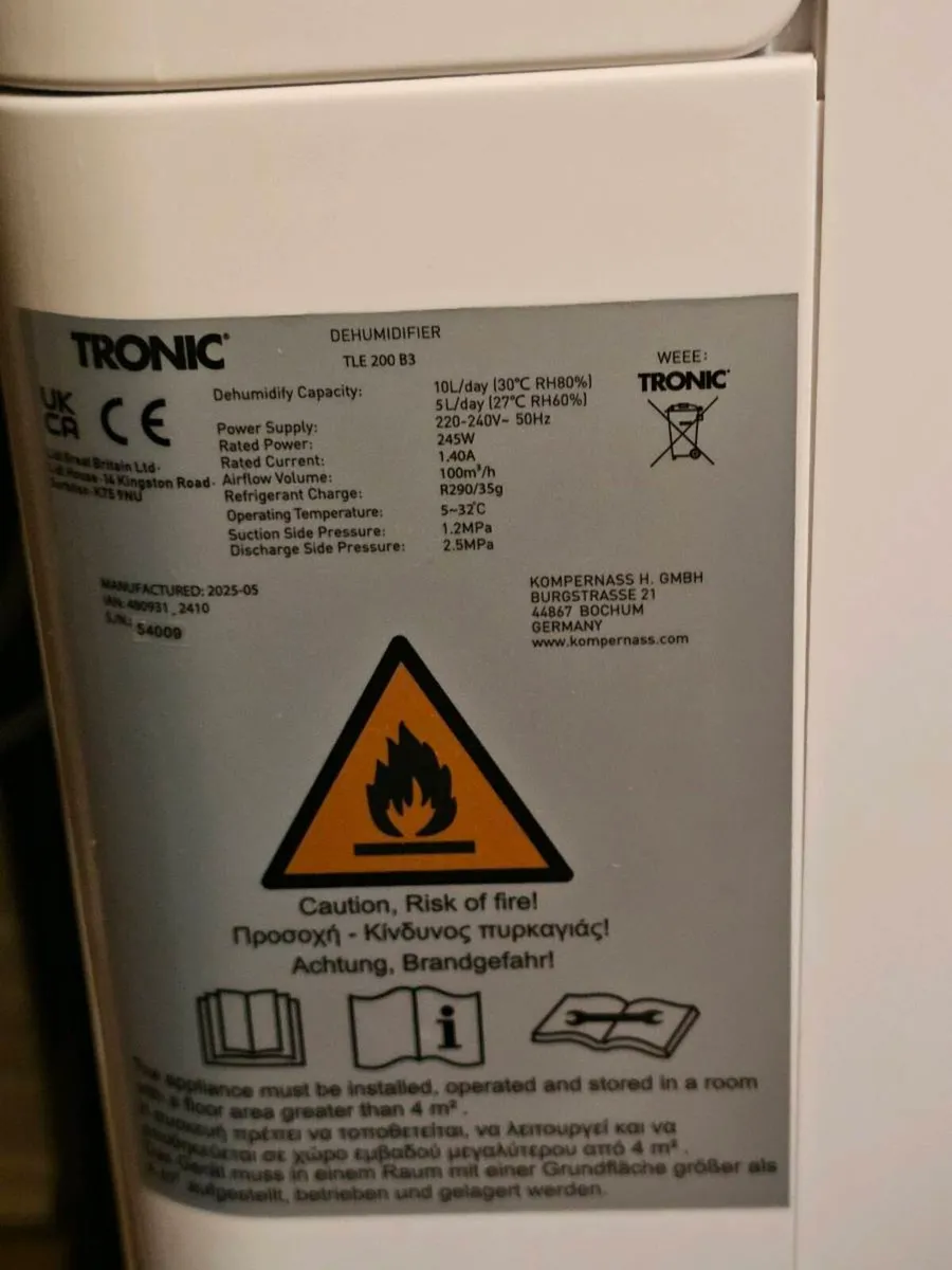 2 TRONIC Dehumidifier - Image 3