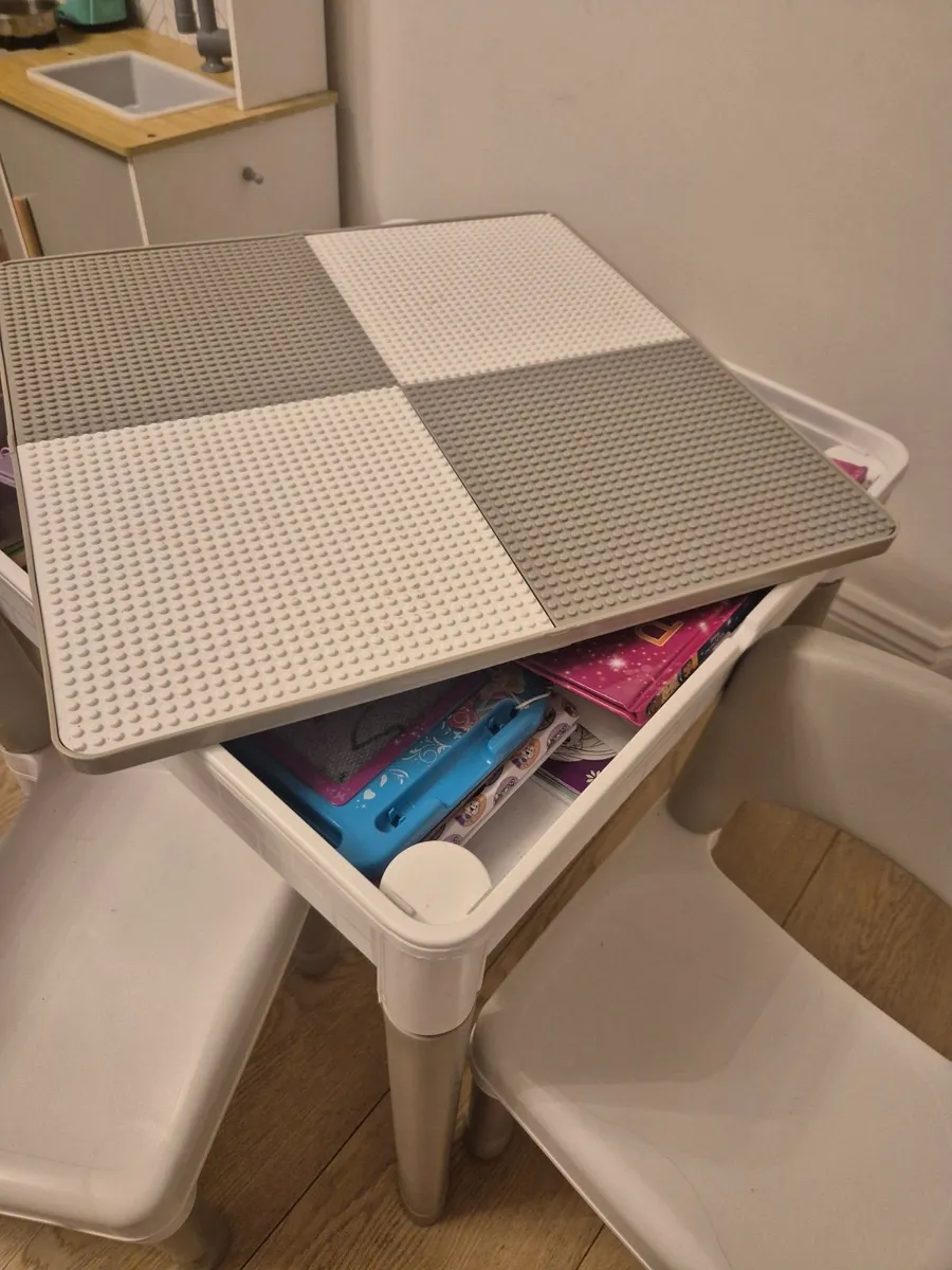 Kids Table and Two Chairs - Image 3
