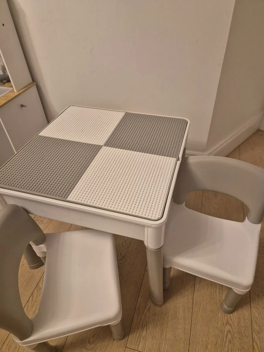 Kids Table and Two Chairs - Image 2