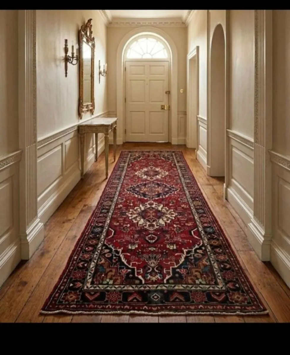 Large 340cm x 110cm Perser Mehradan Runner Rug - Image 1