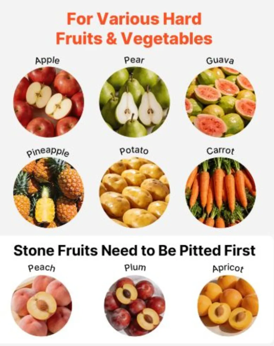 High-Efficiency Crushing:This 1100W electric fruit - Image 3