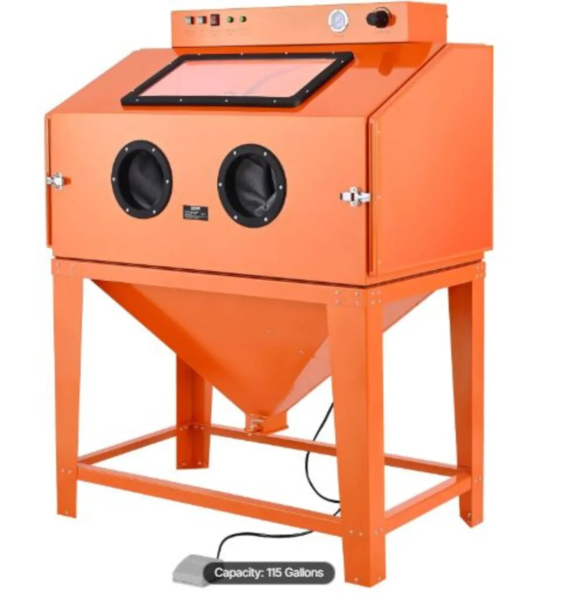 435L Sandblasting Cabinet, Heavy Duty Steel Sand - Image 1