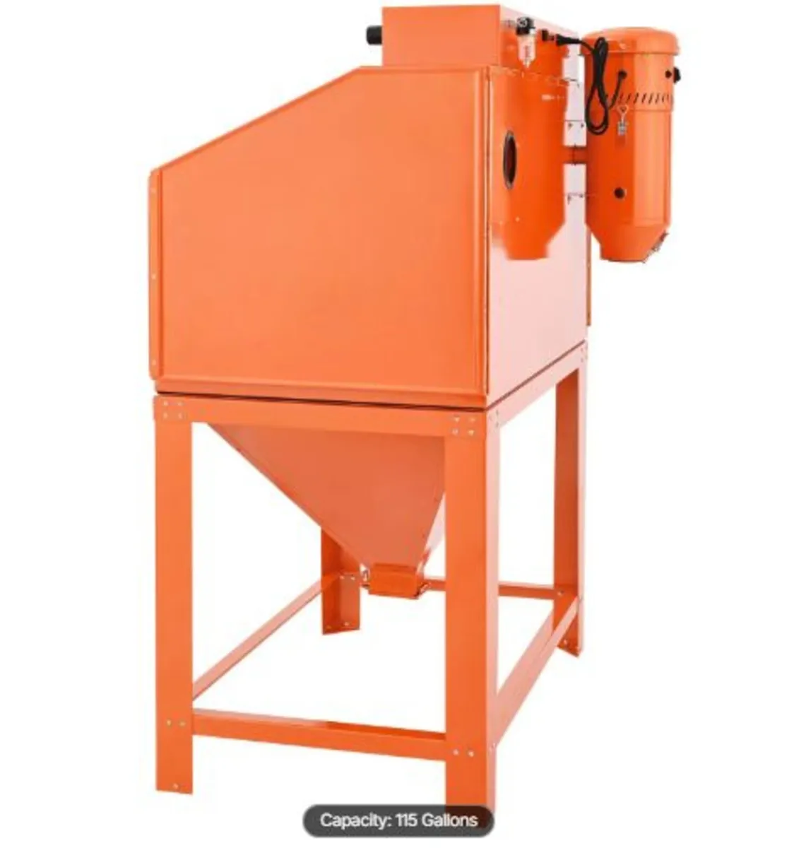 435L Sandblasting Cabinet, Heavy Duty Steel Sand - Image 2