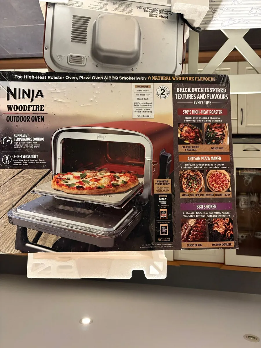 Ninja Woodfire Electric Outdoor Pizza Oven - Image 4