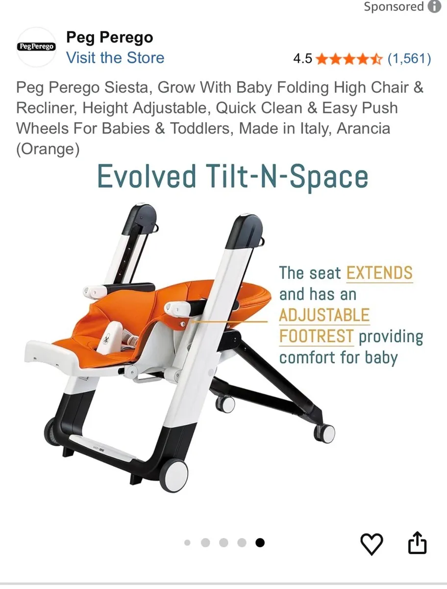 High Chair - Peg Perigo siesta - Image 3