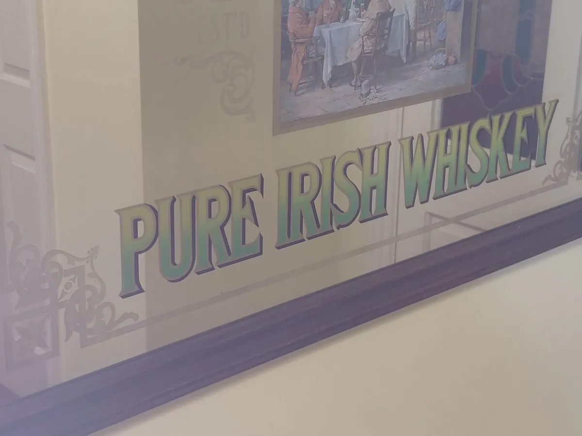 Original 1970s Large Jameson Irish Whiskey Mirror - Image 3