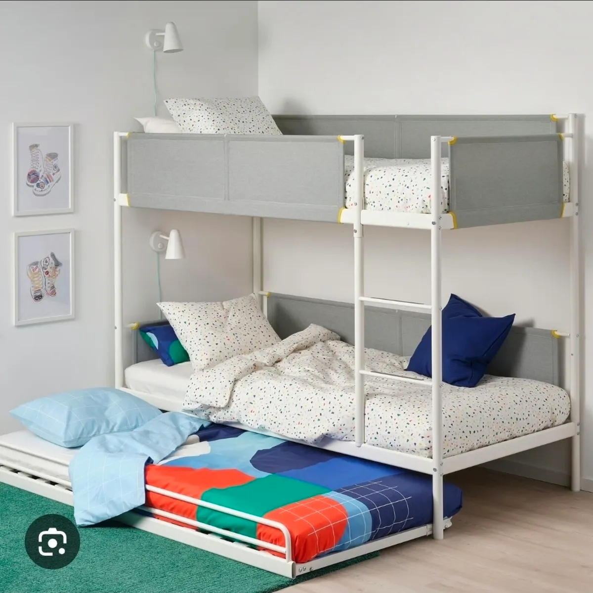 IKEA VITVAL Bunk Bed Frame €50 - Image 1