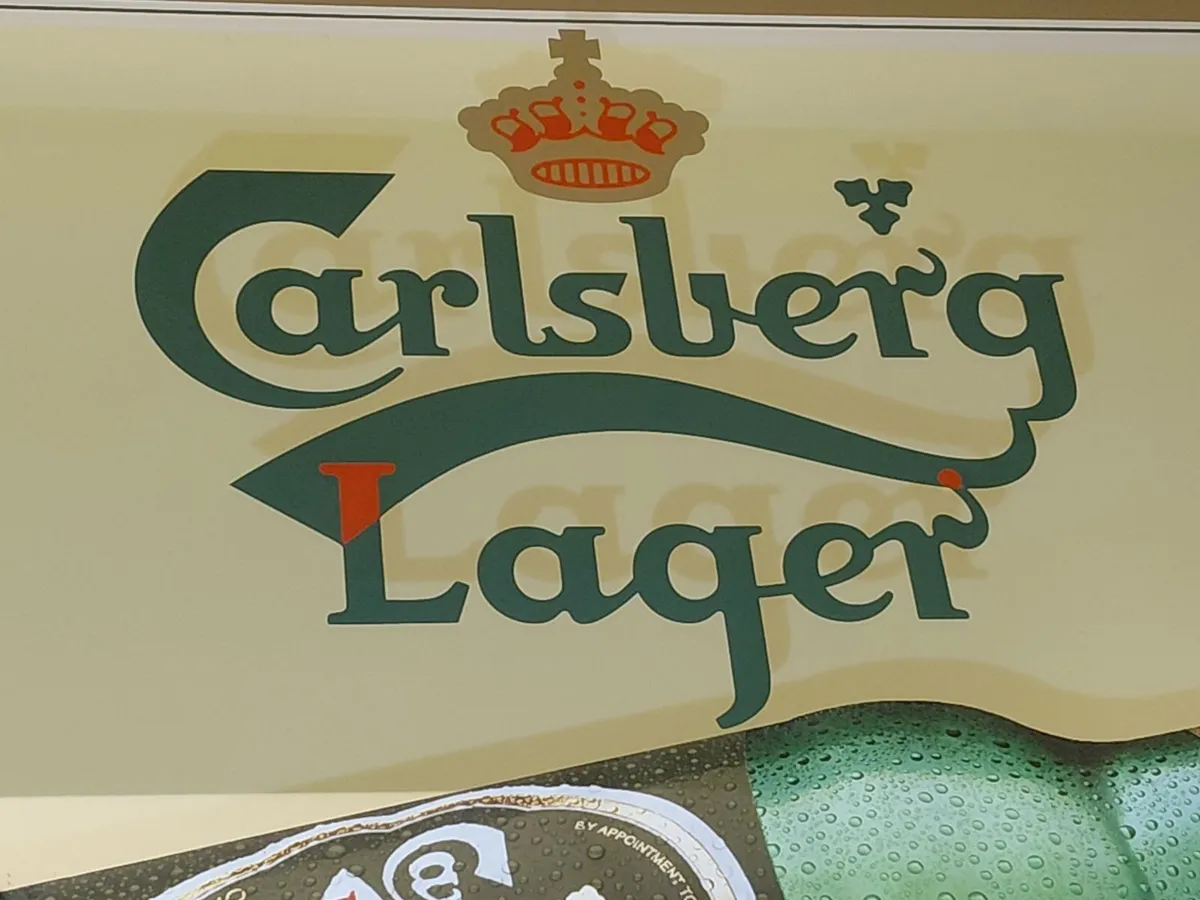 Late 1980s/ 90s Carlsberg  Pub Mirror - Image 4